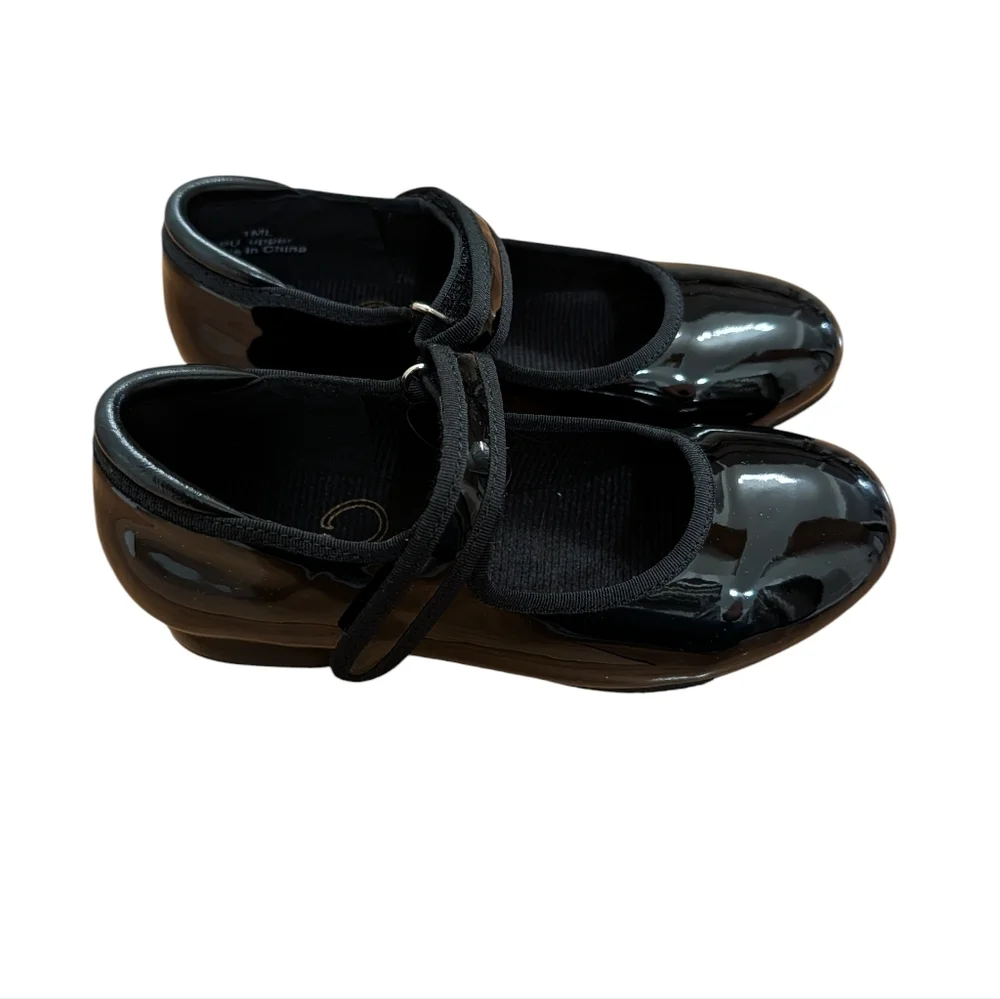 NWT Stelle Tap Shoes for Girls  Boys PU Leather Dance Shoes Size 1